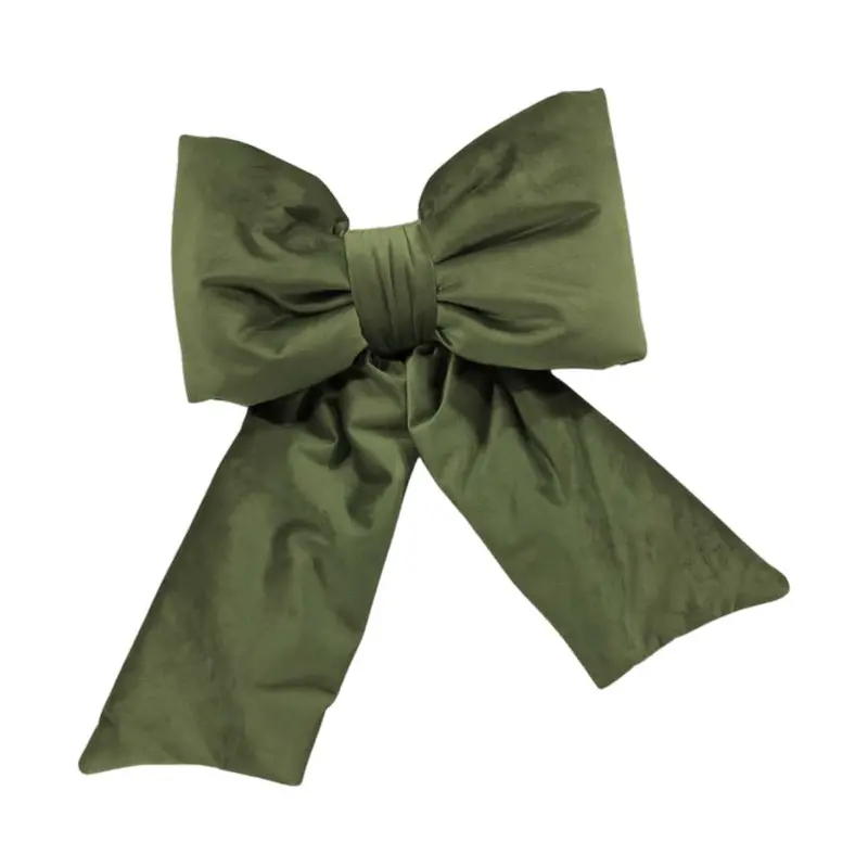Christmas Verde, Fiocco di Natale Verde Foresta per Decorare Porte e Puntale Albero