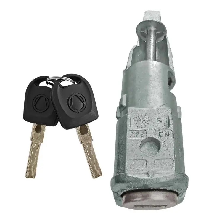 Cilindro serratura porta auto Skoda con chiavi 1Z0837167C 6Y0898167E, 1Z0837167C