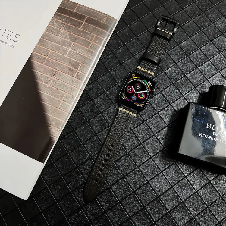 Cinturino in vera pelle per Apple Watch Series 1-7 e SE, 38-45 mm