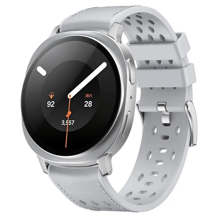 Cinturino per orologio in silicone rivestito in ecopelle a rete, For Galaxy Watch9 / 8 / 8 Classic