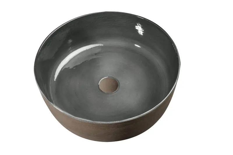 Cipì Index lavabo da appoggio Tinta Smoke Grey CP950NATSG