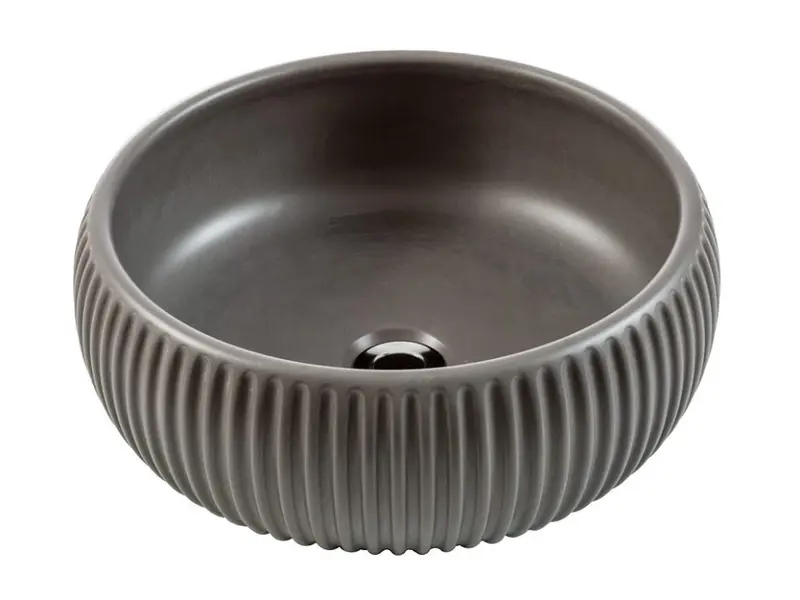 Cipì Plissè Round lavabo da appoggio CP950PLI