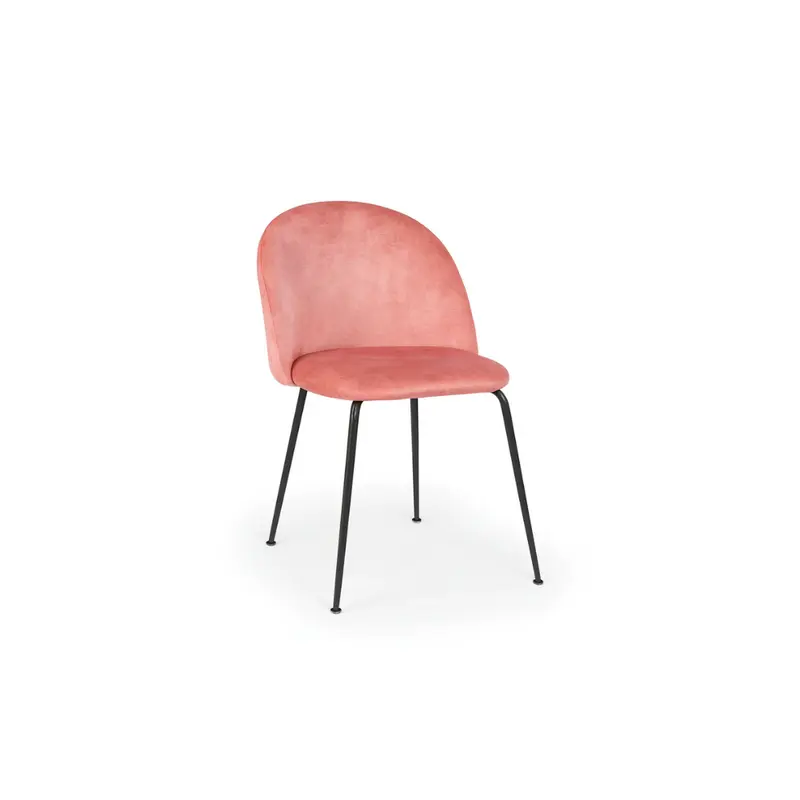 Cipro, Set di 2 Sedie in velluto (45cm X 55cm H.79cm)