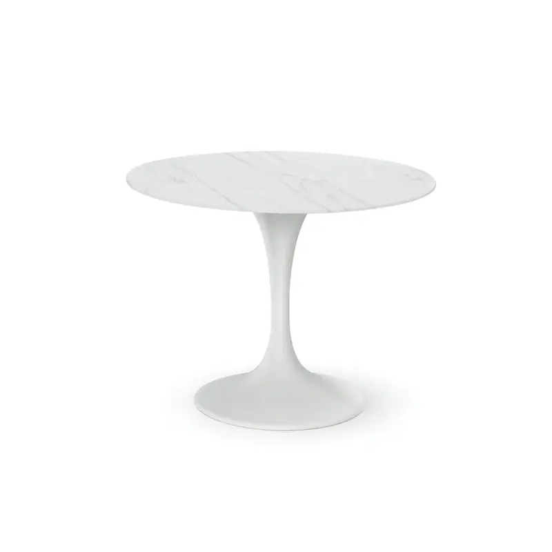 Circe, Tavolo fisso con top in ceramica (100cm X 100cm H. 76cm)