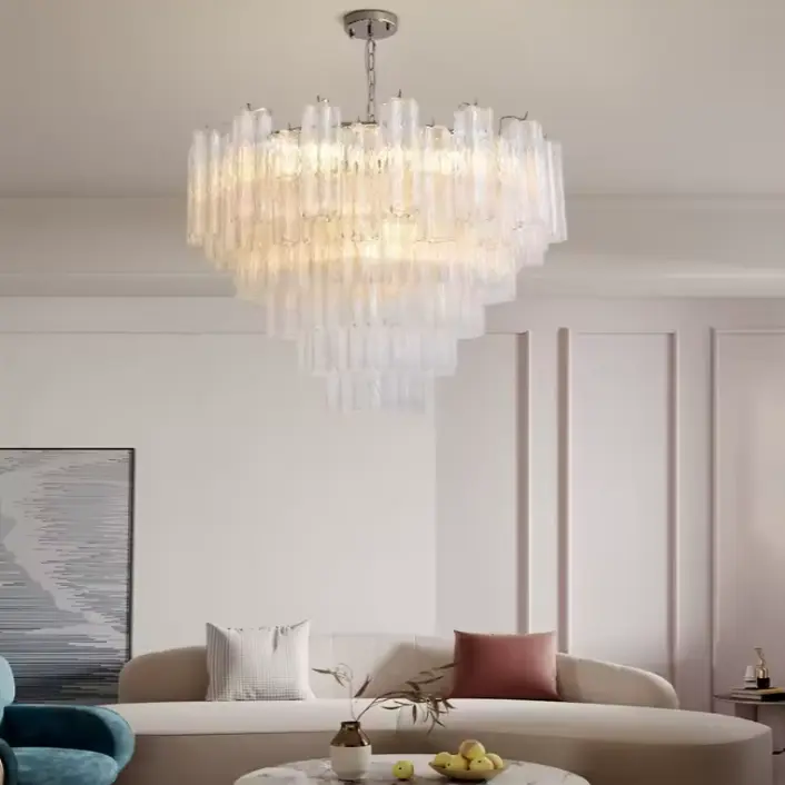 Clear Glass Ceiling Light Chandelier