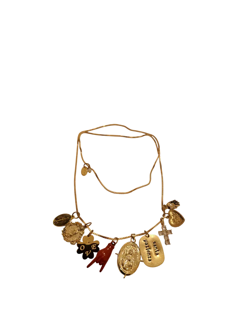 Collana amuleti "Santa pazienza"