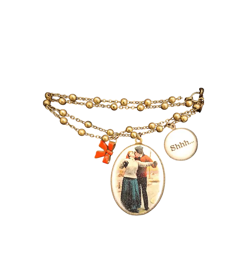 Collana rosario "Shhh..." - Jocabilab
