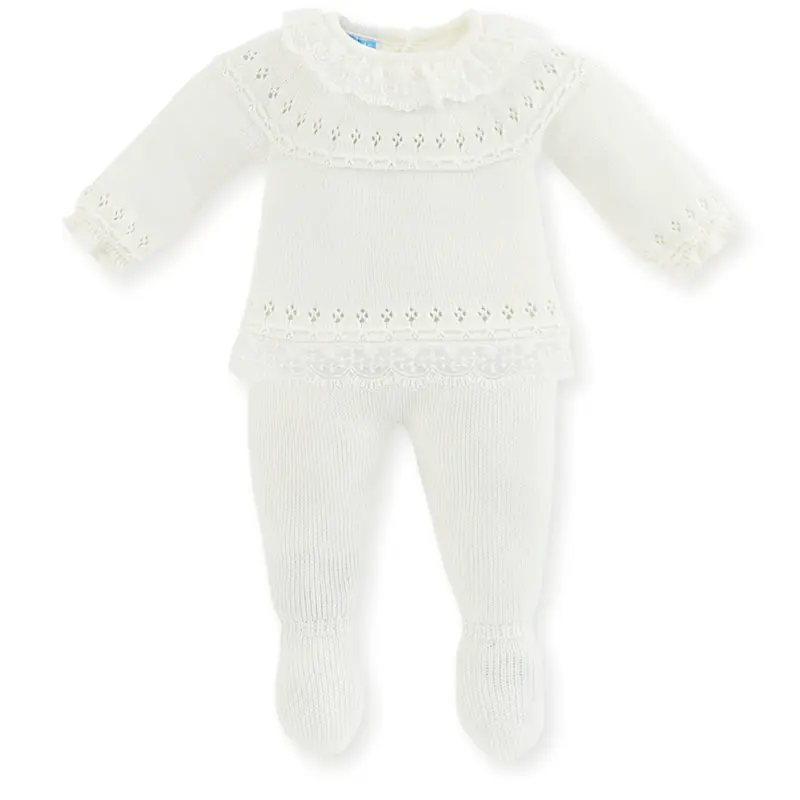 Completino Tricot con pizzo
