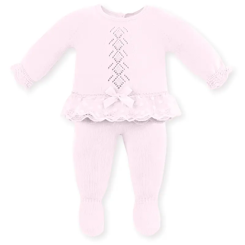 Completino Tricot con pizzo