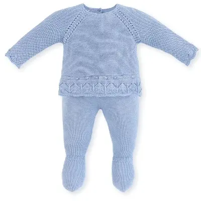 Completino Tricot ricamato