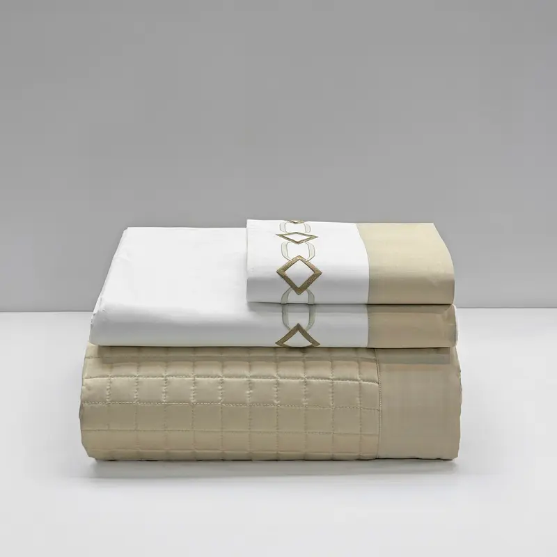 COMPLETO COPRIPIUMINO LAURA - BEIGE