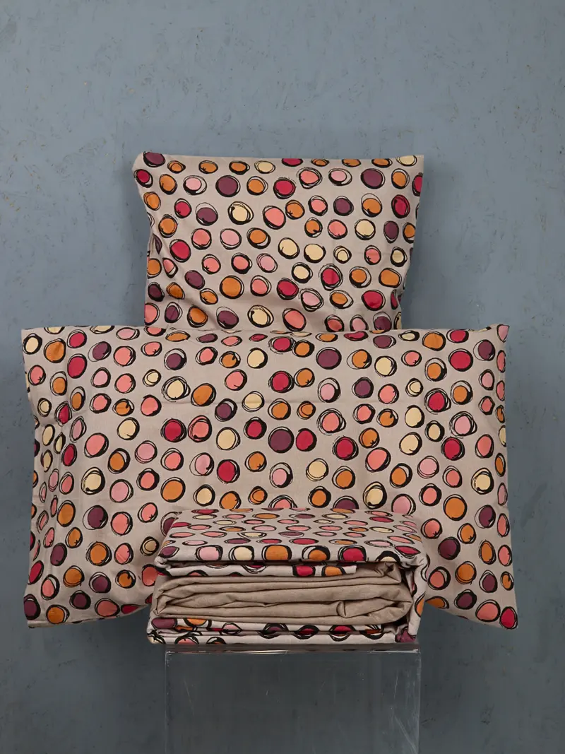 Completo lenzuola letto matrimoniale Flanella Bassetti Dotting