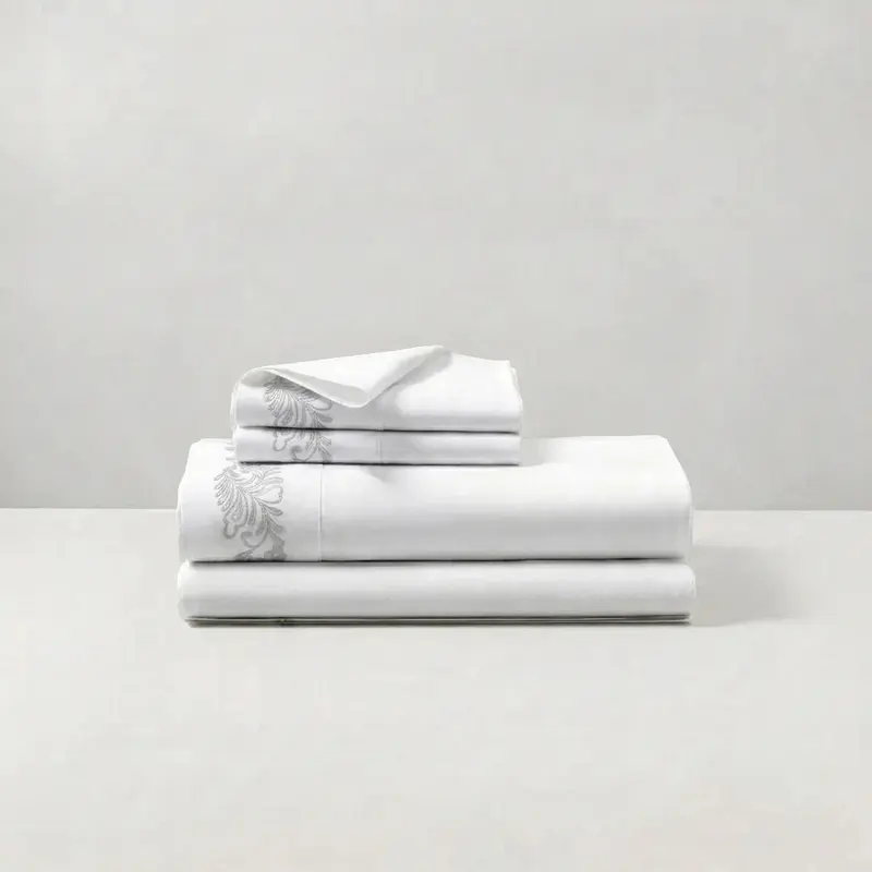 COMPLETO LENZUOLO AREALE - BIANCO/GRIGIO