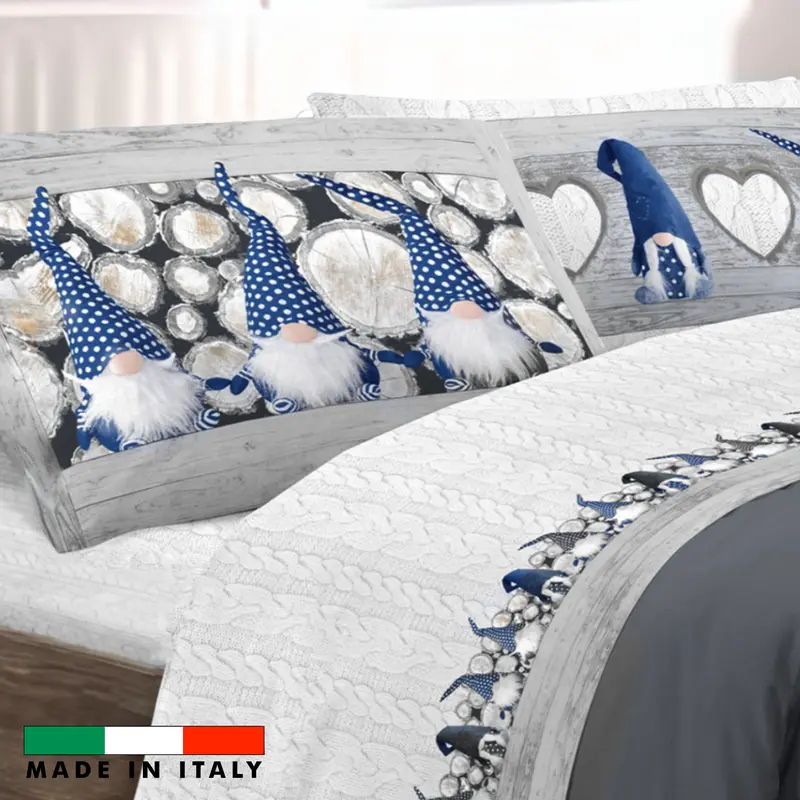 Completo letto Gnomi in cotone
