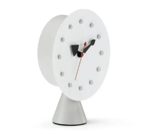 Cone Base Clock orologio da tavolo