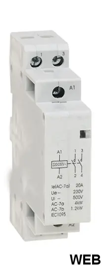 Contattore modulare 20A Us 230V 50/60Hz