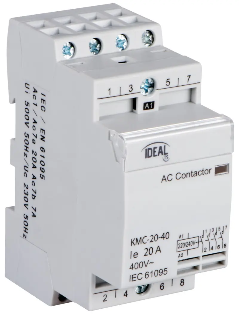 Contattore modulare 230V AC 3NO + 1NC Kanlux