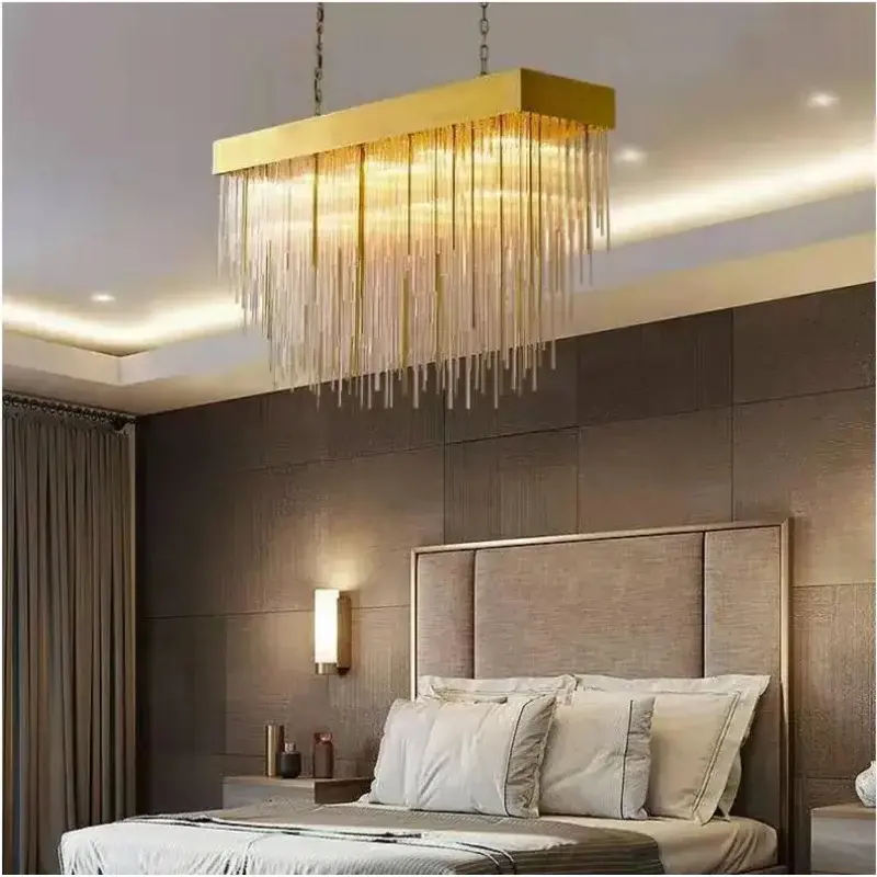 Contemporary Crystal Chandelier