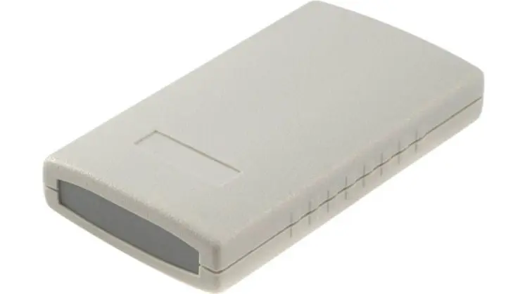 Contenitore in plastica 50x90x16mm Grigio chiaro ABS IP54