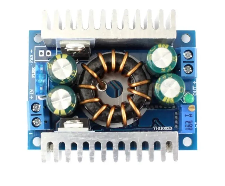 Convertitore alta potenza da DC 8-32V a 9-46V regolabile 8A