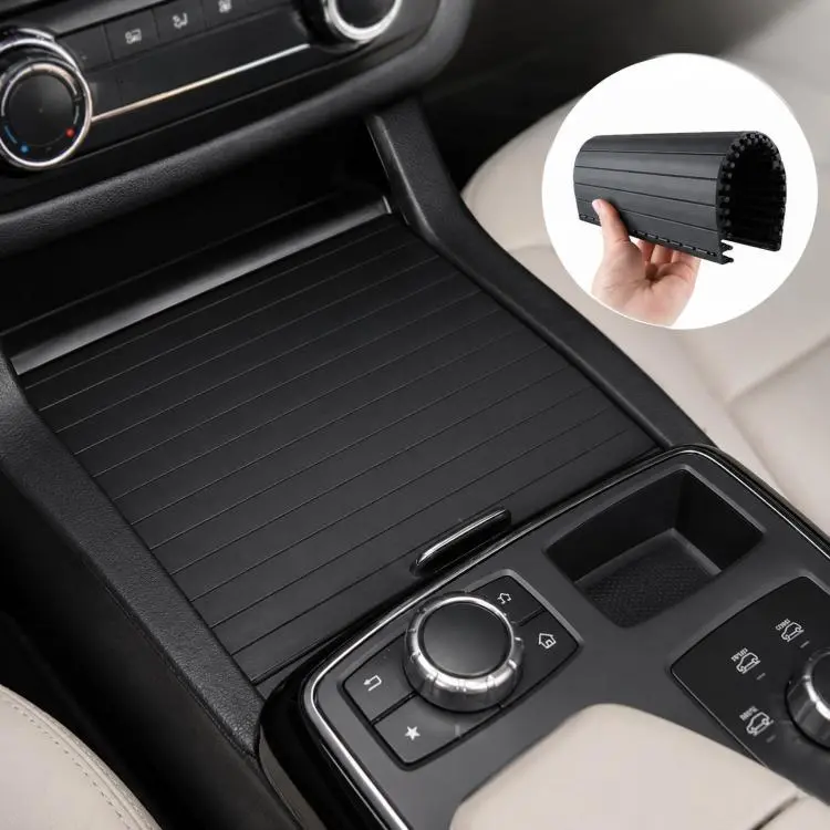 Copertura avvolgibile per portabicchieri per Mercedes-Benz Classe ML / GL W166 / GLE / GLS con guida a sinistra 1666805802