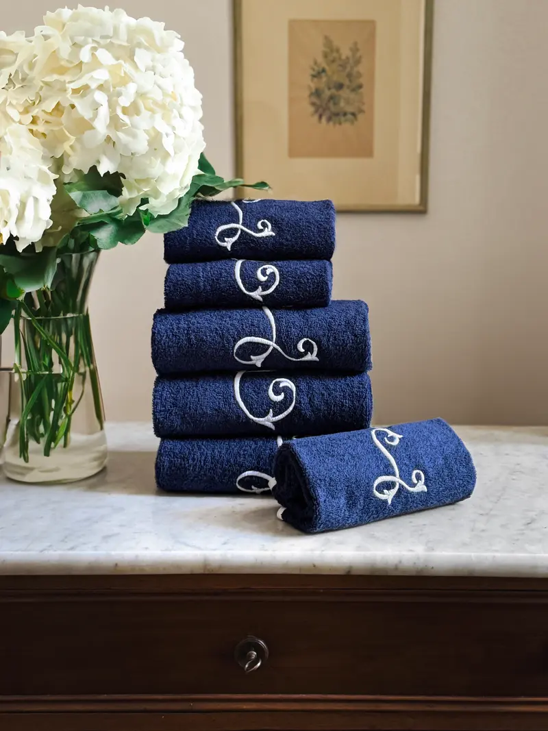 COPPIA SPUGNA - MONOGRAM - NAVY