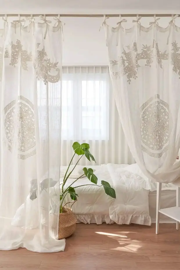 Coppia Tende Penelope  in Lino