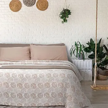 Copriletto jacquard