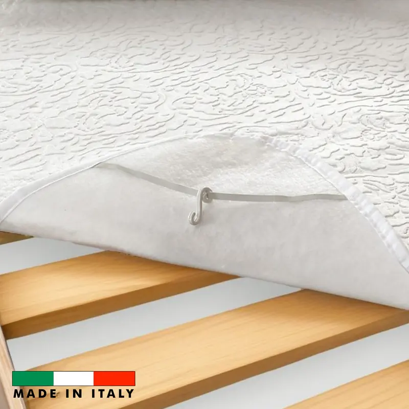 Coprirete per letto, con elastici e ganci