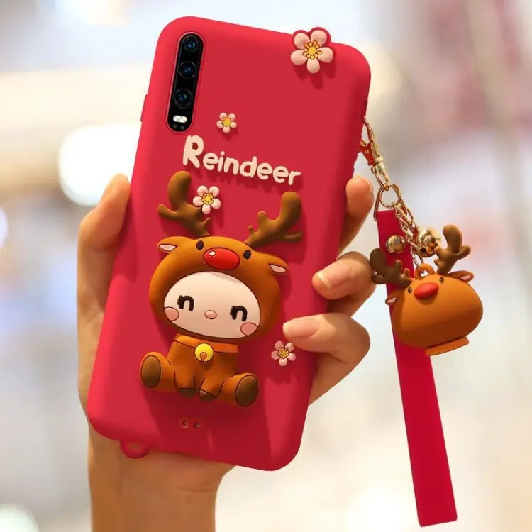 Cover in silicone anti-caduta Cartoon all-inclusive per Huawei P30, For Huawei P30