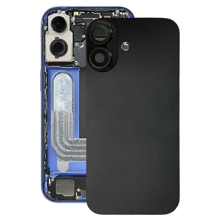 Cover posteriore in vetro per iPhone 17 con copriobiettivo