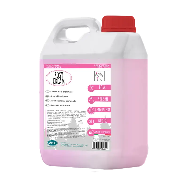Crema Lavamani profumata Rosy Cream - 5 KG
