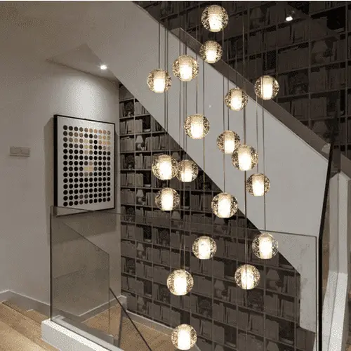 Crystal Ball Chandeliers