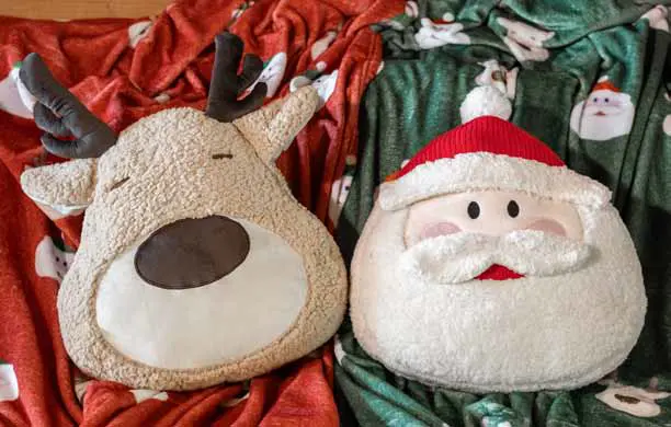 Cuscino Natalizio Santa o Reindeer, 45cm