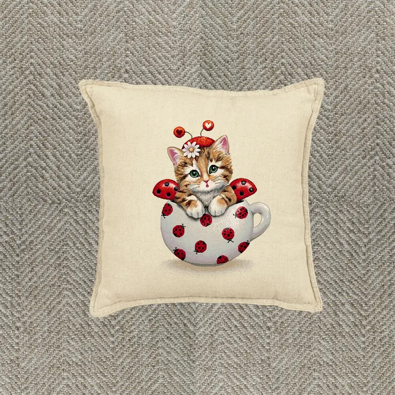 Cuscino Puppies Tazza