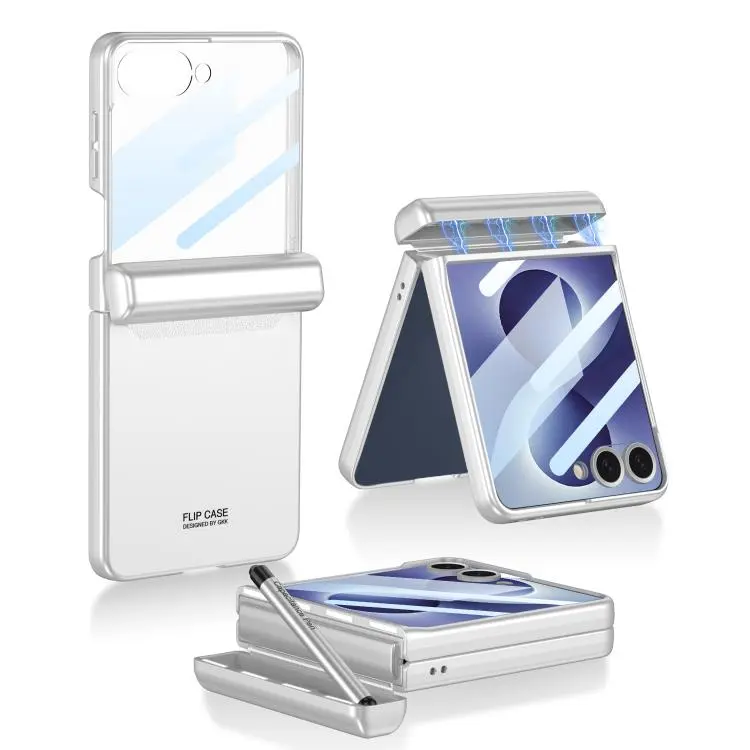 Custodia a libro magnetica con penna per Galaxy Z Flip8 5G