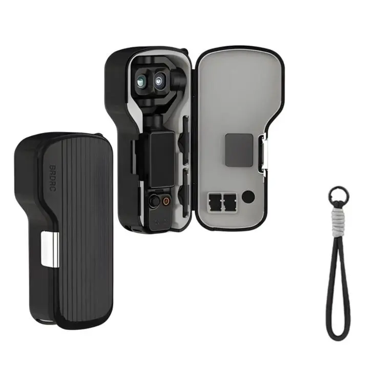 Custodia antiurto con copriobiettivo e porta filtri per DJI Osmo Pocket 4P