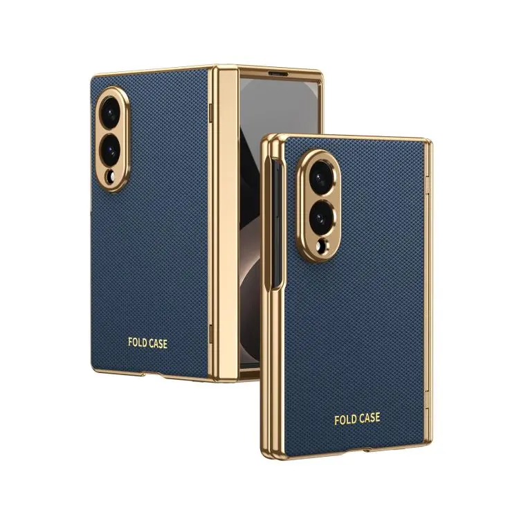 Custodia antiurto in PC galvanizzato e pelle vegana per Galaxy Z Fold8, Fold8