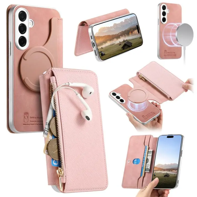 Custodia CaseNeo in pelle vegana con chiusura magnetica per Galaxy S26+, S26
