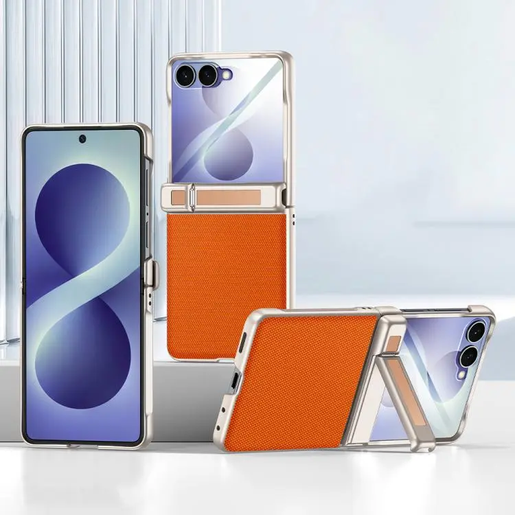 Custodia con cerniera a molla e pellicola integrata per Galaxy Z Flip8 5G