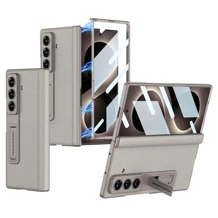 Custodia con cerniera magnetica in ecopelle per Galaxy Z Fold8 Ultra 5G