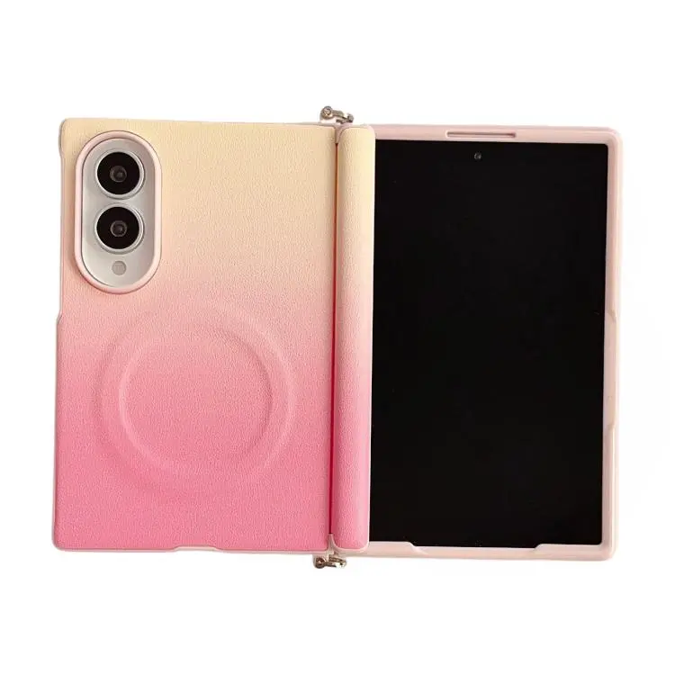 Custodia con doppia chiusura magnetica per Galaxy Z Fold8 5G effetto pelle