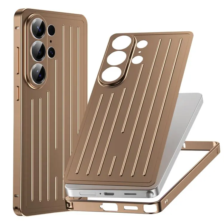 Custodia con retro in metallo e fibbia per Samsung Galaxy S26 Ultra 5G