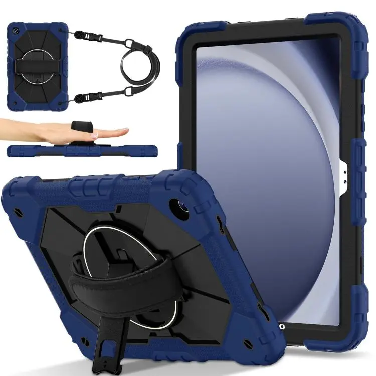 Custodia ibrida in silicone con robot dai colori a contrasto per PC e tablet., For Samsung Galaxy Tab A11+, For Samsung Galaxy Tab A11