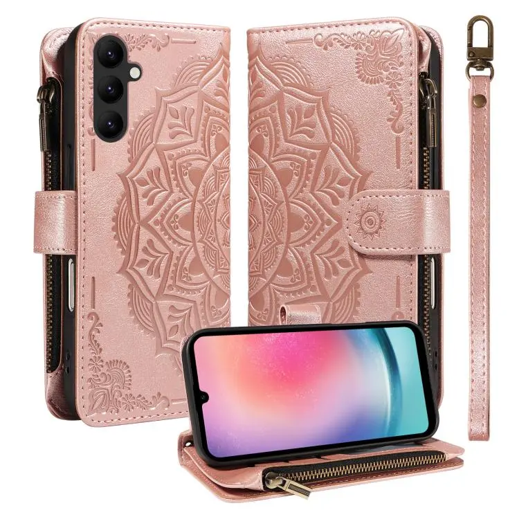 Custodia in ecopelle vegana con protezione RFID per Samsung Galaxy A24 A34 A54