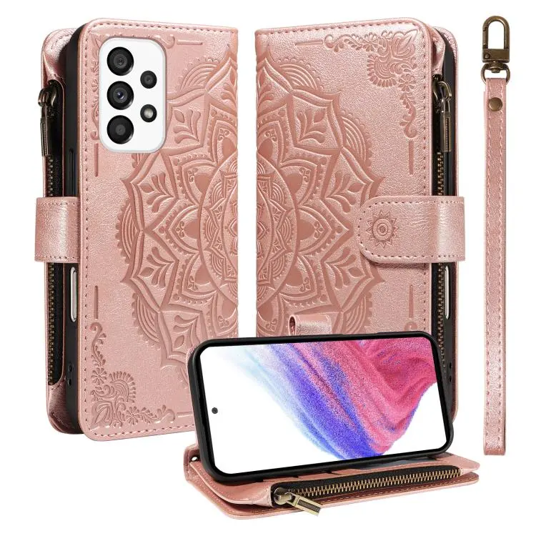 Custodia in ecopelle vegana con protezione RFID per Samsung Galaxy A53, A73 e