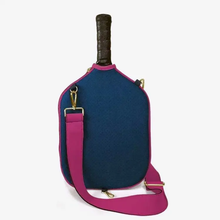 Custodia in neoprene per racchetta da pickleball, impermeabile, con tracolla singola.
