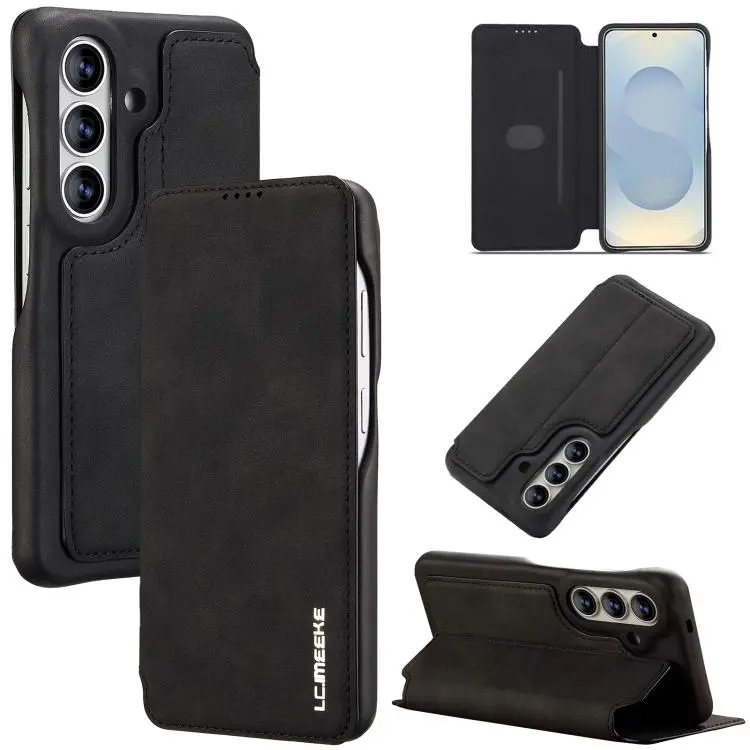 Custodia in pelle a ribalta per Samsung Galaxy S26+, S26 Ultra, S26 e S25 Ultra