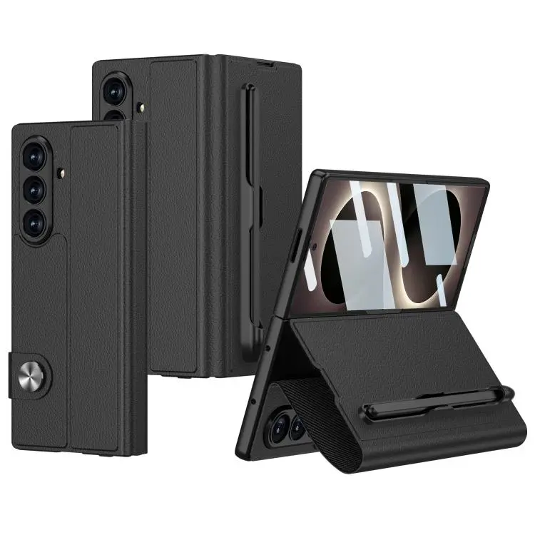 Custodia in pelle con apertura a libro e scomparto per penna per Galaxy Z Fold8