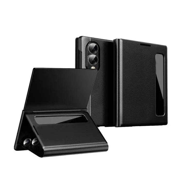 Custodia in pelle con finestra Smart View per Galaxy Z Fold8 5G e S26